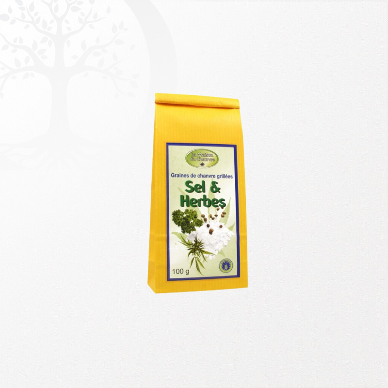 Graines de chanvre grillées salées 100 g Bio