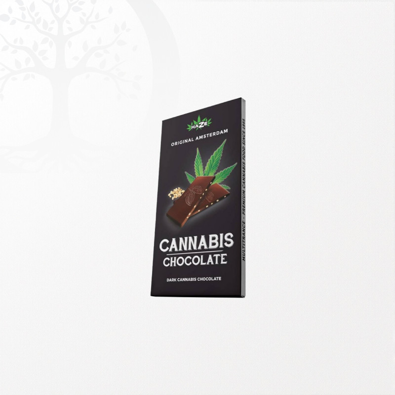 Chocolat noir avec graines de chanvre