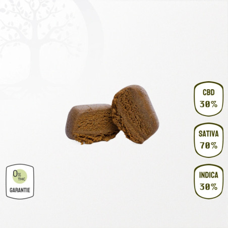 Résine 30 % CBD Nature ( Sans THC)