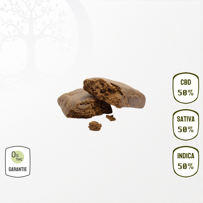 Résine 50 % CBD Amnesia (Sans THC)