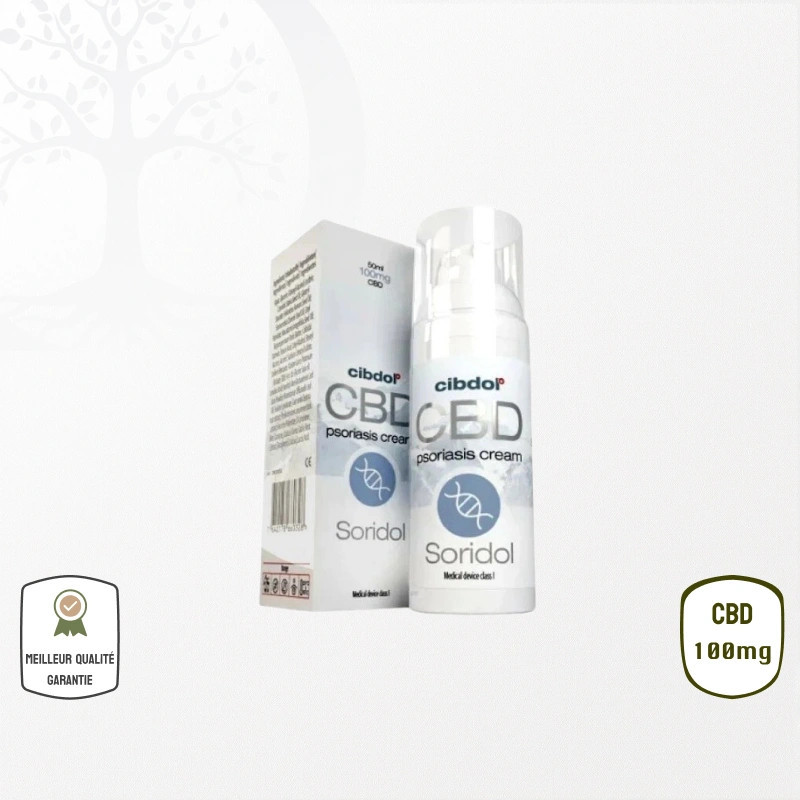 Cibdol Soridol Psoriasis & Démangeaisons - 100 mg CBD