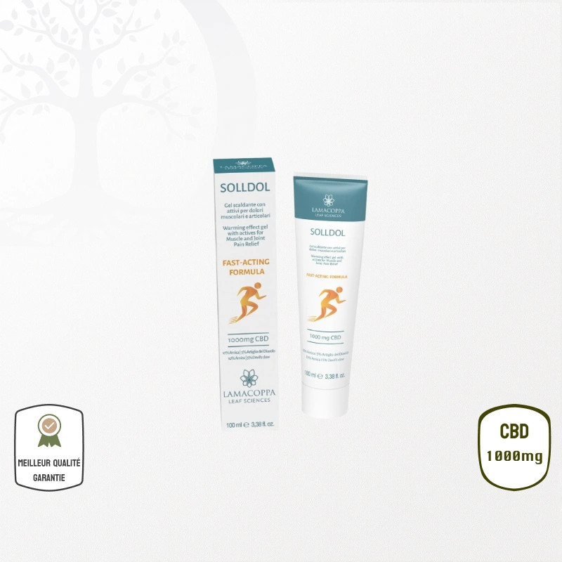 Crème chauffante Musculaire Extra Forte - 1000 mg CBD
