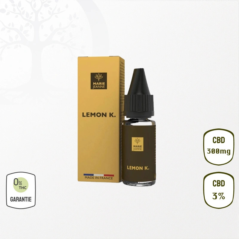 E-liquide Lemon Kush 300mg 3 % CBD (Sans THC)