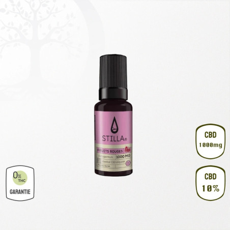 E-liquide Fruits Rouges 1000mg 10 % CBD (Sans THC)
