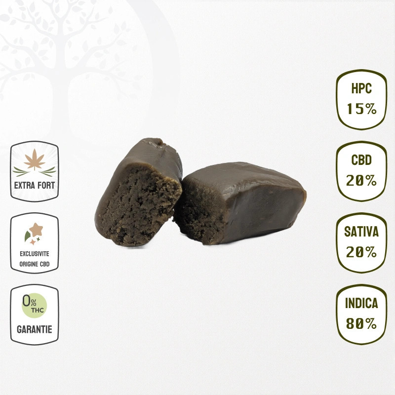 King Hassan 20 % CBD & 15 % HPC (Sans THC)